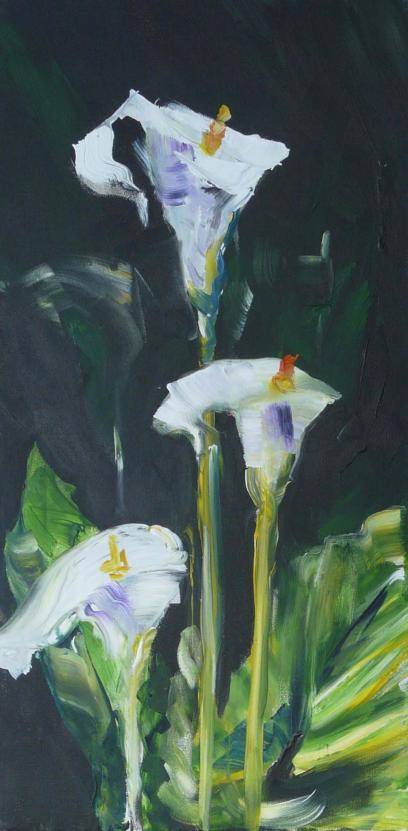 3 arums - Mary-Claude  Roy