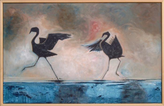 Flamingos - Annette Steens - Click to enlarge