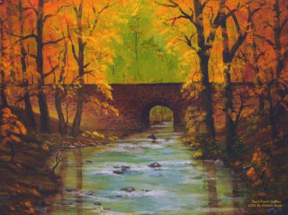 Autumn Bridge - William Boyer