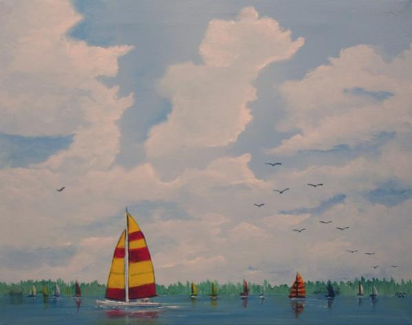 Sailing in the Summer - William Boyer - Click to enlarge