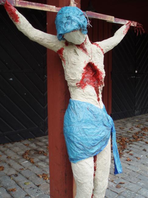 Crucified, by the barn - Siri Sigrand