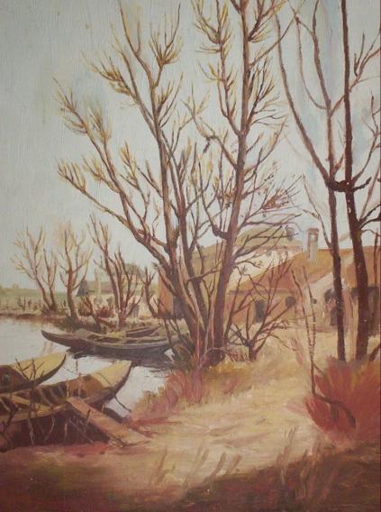 Paysage d'hiver - Marie Noëlle Archambault