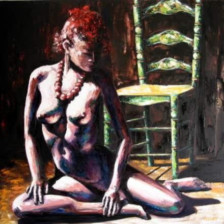 La chaise verte - Jean-Marc Tudury