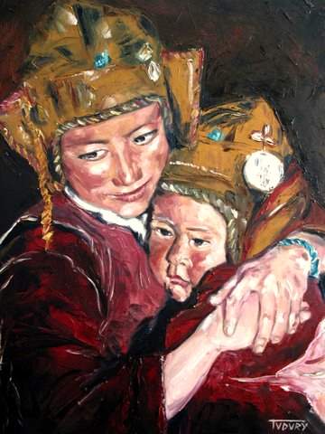 Enfants tibétains - Jean-Marc Tudury