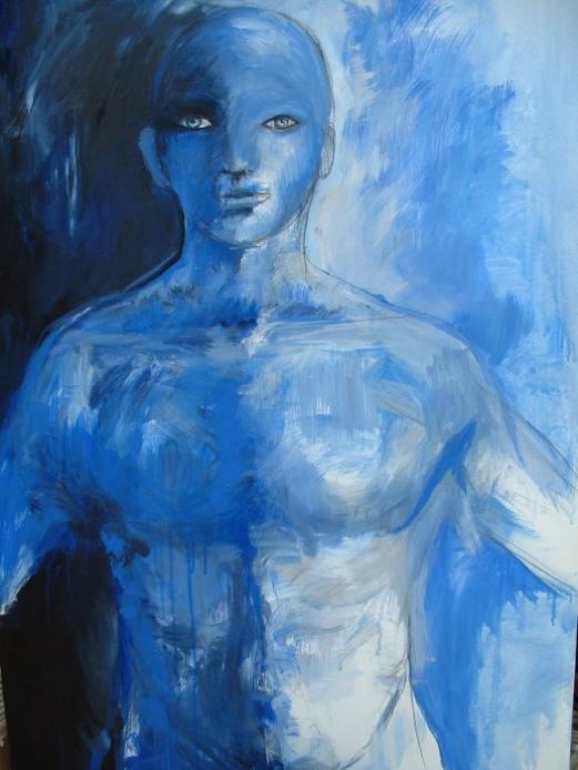 buste bleu - Sophie Caillet Perier