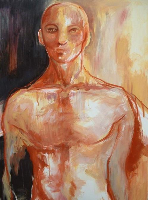 buste ocre - Sophie Caillet Perier