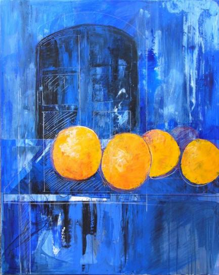 nature morte aux oranges - Sophie Caillet Perier