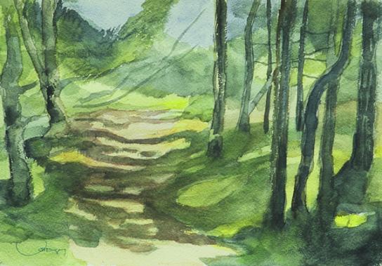 Vers la plage - Jean Claude Vertongen