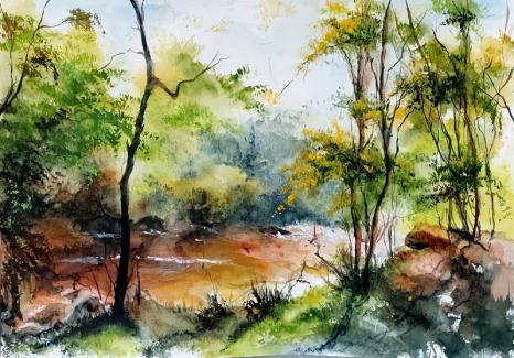 Rivière au soleil - Abby