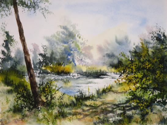 Le long de l'étang - Abby