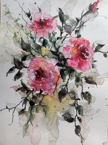Grandes roses - Abby