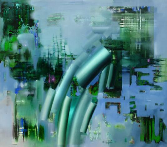 Le paysage bleu - AZot