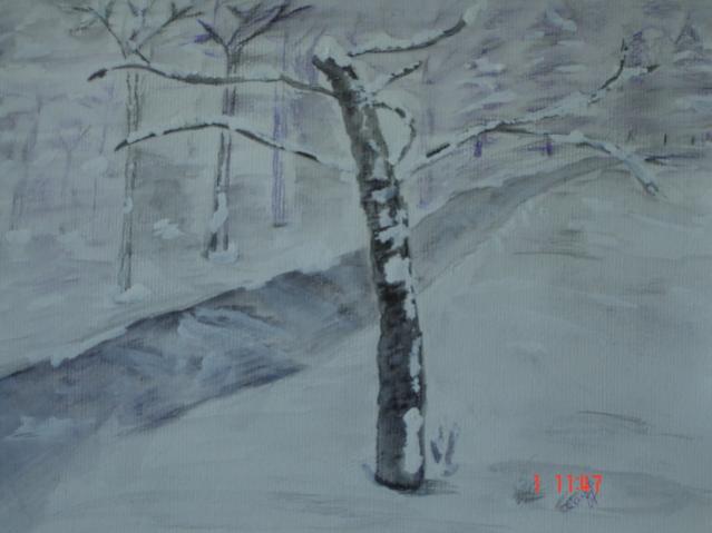 Snowy Woods I - Maureen Blakeley - Click to enlarge