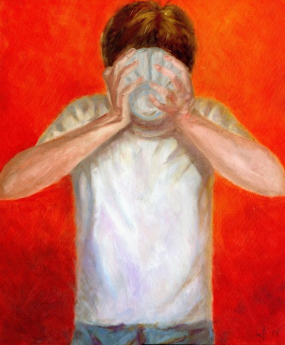 Enfant au bol - Martine Papanicola