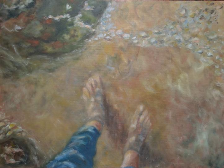 Pieds - plage du Prado - Martine Papanicola - Cliquer pour afficher en grand