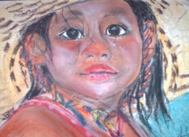 Petite fille triste - Christel Melin - Click to enlarge