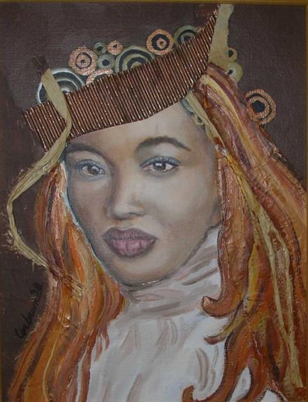 Femme a la coiffe - Marjorie Corbran