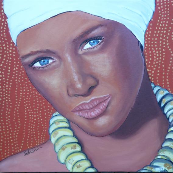 Femme au turban - Marjorie Corbran
