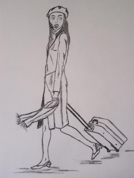Femme en mouvement - Nicole Pin