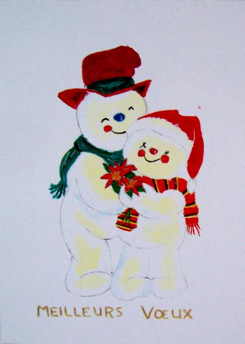 Bonhomme de neige - Nicole Pin