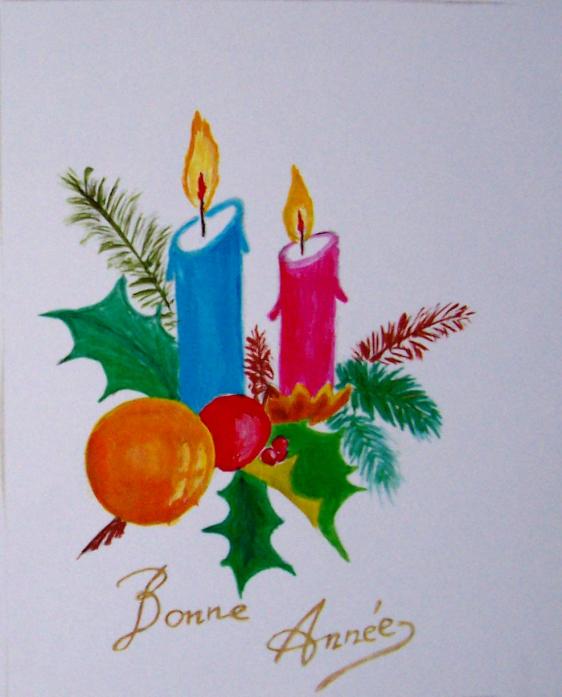 Bougies et boules - Nicole Pin