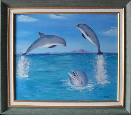 Les dauphins - Nicole Pin