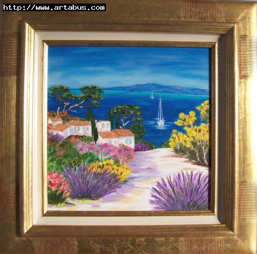 Paysage : Paysage provençal - Nicole Pin