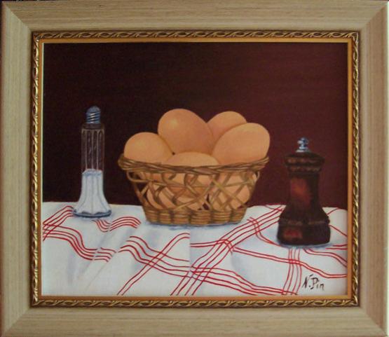 Nature morte : Petit déjeuner - Nicole Pin