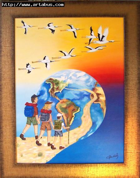 La terre : Voyage en Famille - Nicole Pin