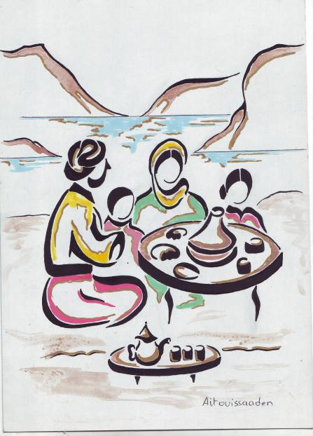 Au bord du lac - Mohamed Ait ben ouissaaden