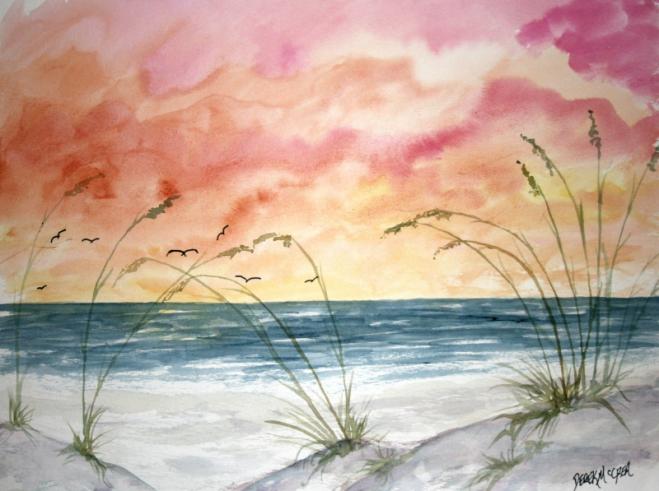 abstract beach art - Derek McCrea - Cliquer pour afficher en grand