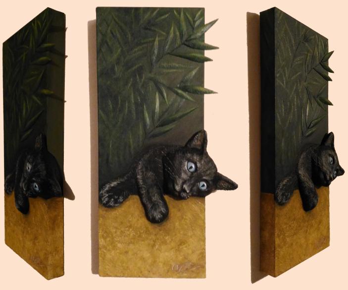 kate's black cat is back en 3 vues - Alain Peyrard - Click to enlarge