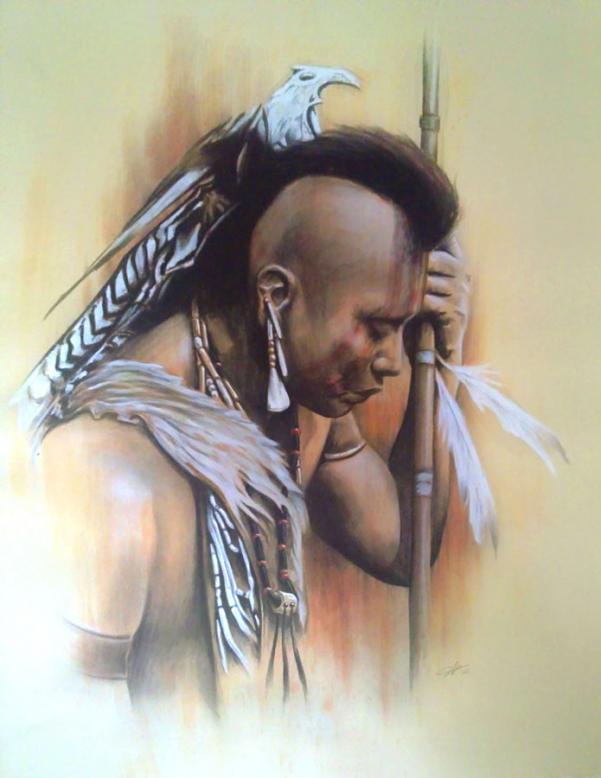 Guerrier Pawnee - Alexandre Chaigne - Click to enlarge