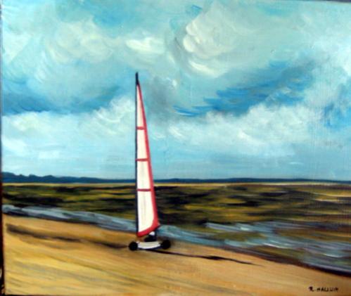 Le char à voile - Roselyne Halluin