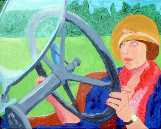 Woman in a Car - Aurelio Nicolazzo