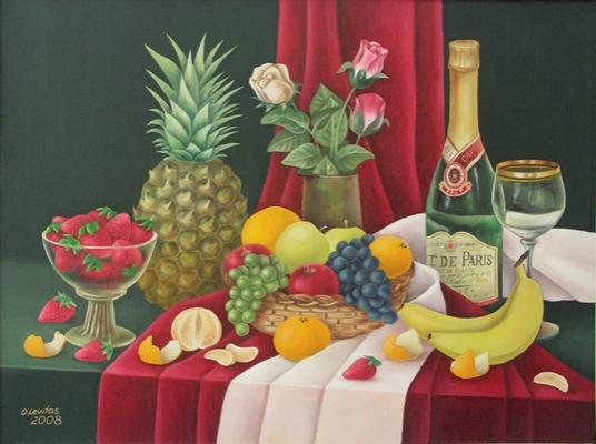 Still life with pineapple - Olga Levitas