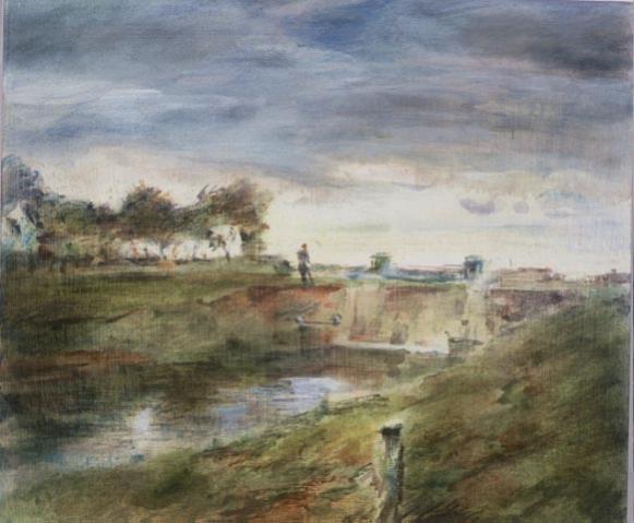A view with a dyke - Boris Sheynes - Click to enlarge