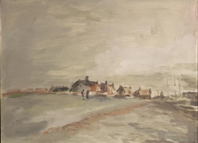 A Friesland village - Boris Sheynes - Click to enlarge