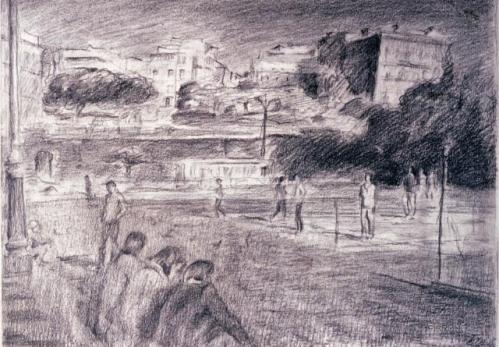 A Roman landscape - Boris Sheynes
