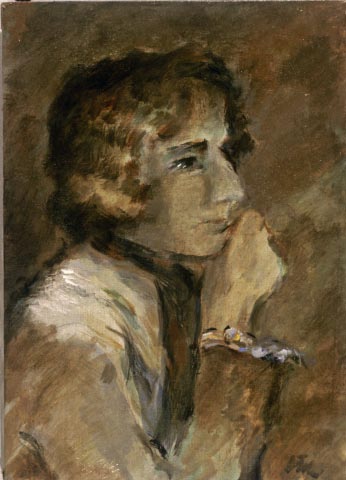 Portrait of The Artist's Mother - Boris Sheynes