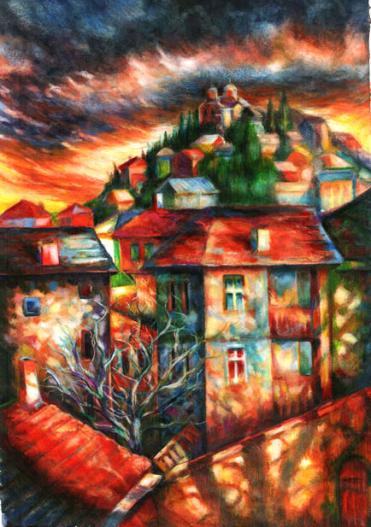 Sunset Houses - Ivan Serbezov