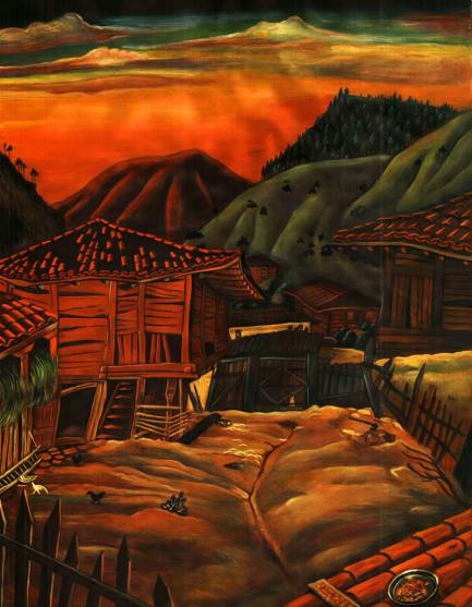 An Early Morning in a Bulgarian Village - Ivan Serbezov