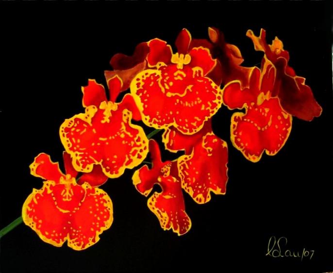 Red Lips - Oncidium Orchids - Carlos Lau - Cliquer pour afficher en grand