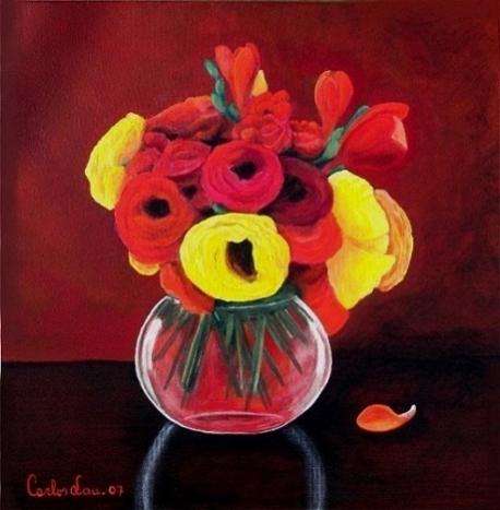 Buttercups in a Vase - Carlos Lau