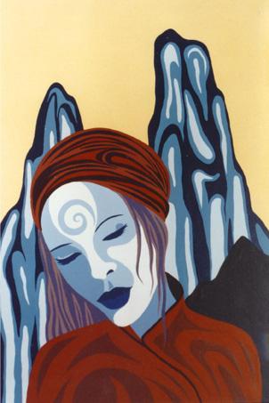 visage aux montagnes 01 - Cynthia Dalmais