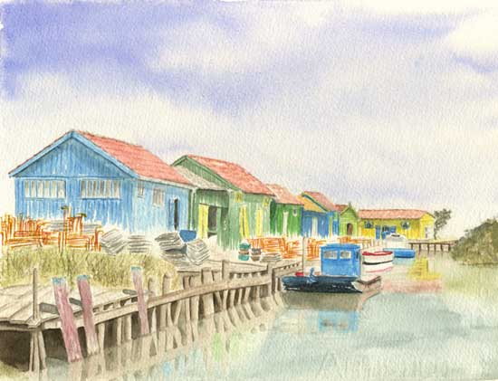 Cabanes - Oléron - Béatrice David