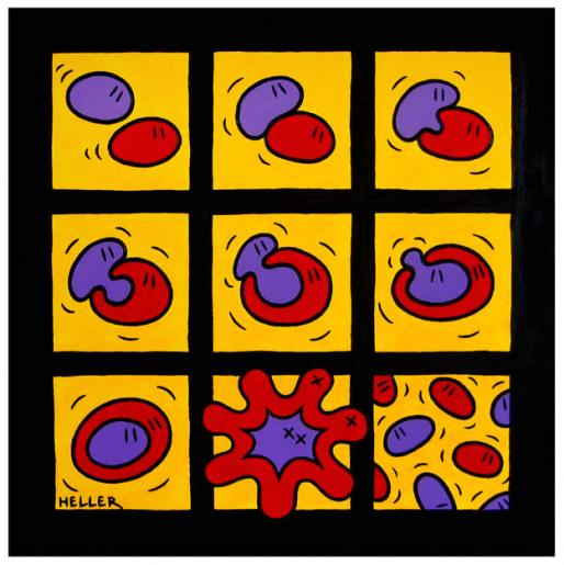 Multiplication en bichromie - Laurent Heller