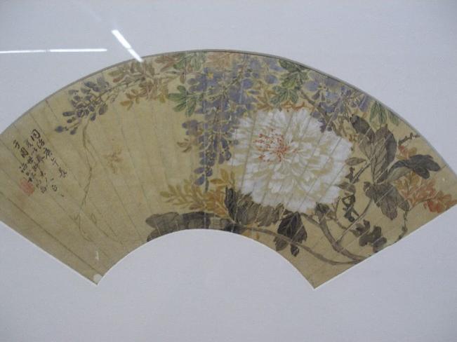 Painting on Fan Paper-Flowers_1 - Jianhai Xie - Click to enlarge