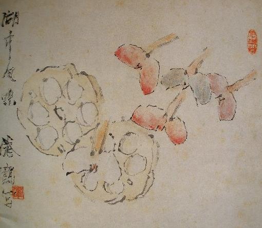 Chinese Painting-Lotus Root - Jianhai Xie