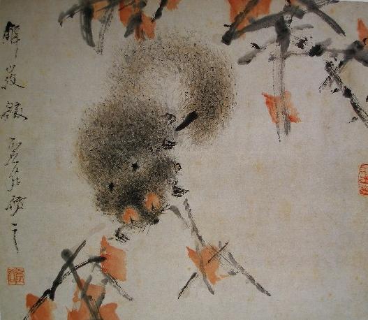 Chinese Painting-Squirrel - Jianhai Xie